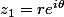 z_1 = r e^{i \theta}